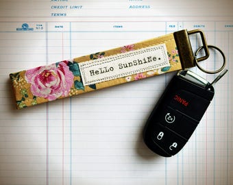 Words Matter Key Fob (wristlet )