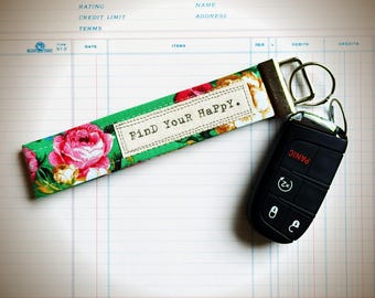 Words Matter Key Fob (wristlet )