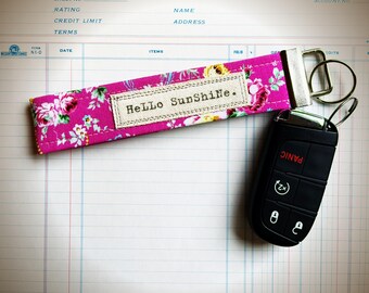 Words Matter Key Fob (wristlet )