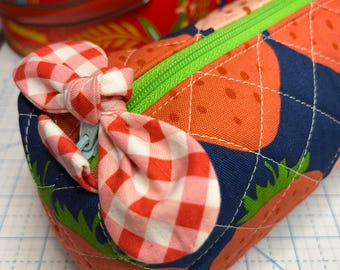 Quilted Boxy Pouch