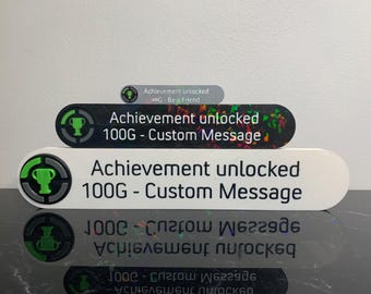 Retro Achievement Plate | Perfect gift for him/her | 3D Printed