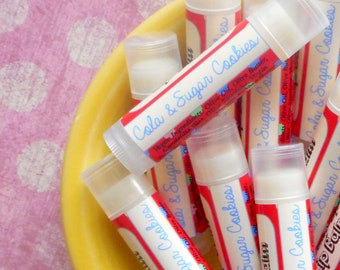 Cola & Sugar Cookies Vegan Lip Balm - Limited Edition Spring Flavor