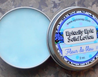 Fleur de Bleu 2 Many Purpose Solid Lotion - Limited Edition Spring Scent