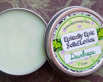 Dewdrops Many Purpose Solid Lotion - Limited Edition Spring Scent