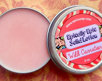 Wild Carnation Many Purpose Solid Lotion - Limited Edition Spring Scent