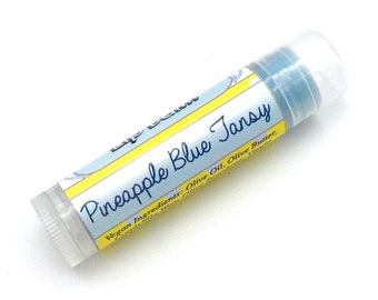 Pineapple Blue Tansy Vegan Lip Balm - Limited Edition Spring 2024 Flavor