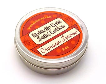 Crimson Leaves Many Purpose Solid Lotion - Limited Edition Fall 2025 Scent