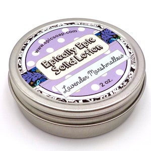 Lavender Marshmallow Many Purpose Solid Lotion
