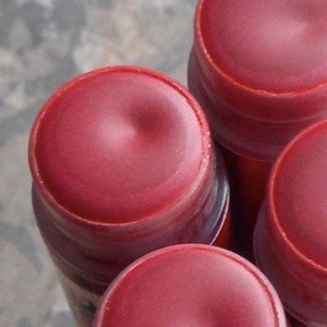 Red Velvet Cake Vegan Lip Tint - Tinted Lip Balm in Medium Red