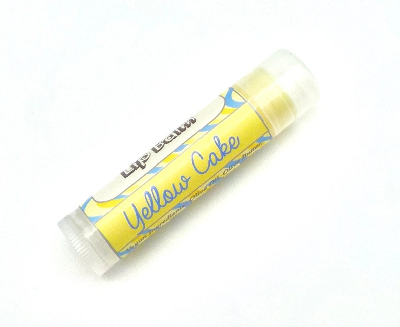 Yellow Cake Vegan Lip Balm image 1