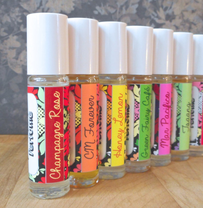 Custom Scented Roll on Perfume Choose a Scent or Combine as Etsy
