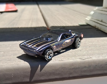 Hot Wheels 1971 Plymouth Gtx-yellow With Black Stripes-short Card