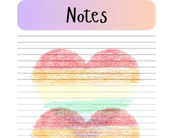 Beautiful Notes Line Tulips Lined Notes Page Printable Beautiful Graphics Images Personal ...