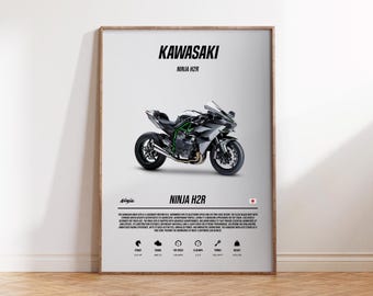CRD　ポスター Kawasaki Ninja Zx-4rr Motorcycle Metal Poster - Sign - Size