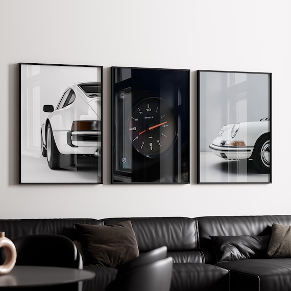 Porsche 933 Poster Set: Automotive Wall Art (Digital Download)
