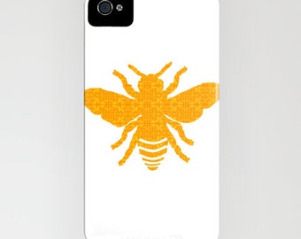 gold glitter effect honeybee iPhone 6 Plus iPhone 6S iPhone 8 spring Honeybee on golden print phone case