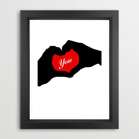 Heart for You Fine Art Print Decor Wall Art Love You Etsy