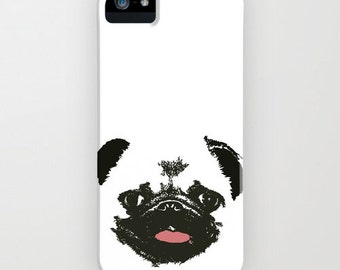 Pug Dog on Phone Case - Pug Gifts, iPhone 14, iPhone 14 Plus, Gifts for Pet Lovers, Samsung S21, Dog Gifts , iPhone 11