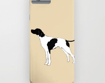 English Pointer Dog on phone case  - iPhone X, Pointer Gifts, Dog Gifts, Samsung S21, Samsung S8, iPhone 11, English Pointer