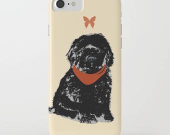 Black Cockapoo Dog on Phone Case -  iPhone 14, iPhone 14 Plus, Gifts for Pet Lovers, Samsung S21, Cockapoo , iPhone 11