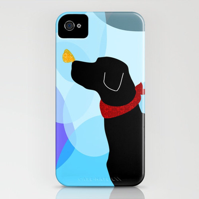 Black Lab Dog on Phone Case Labrador Retriever Samsung S22 Etsy