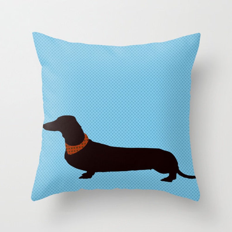Dachshund Throw Pillow 18 X 18 Inches Dachshund Pillows Etsy