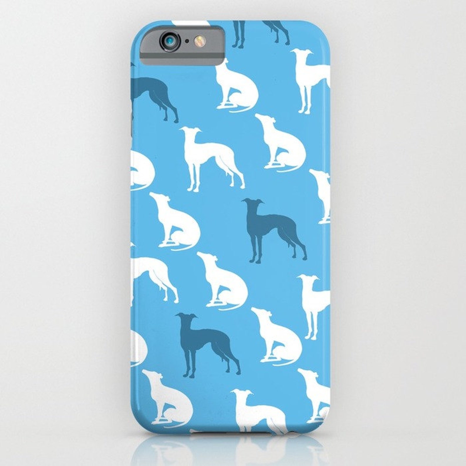 Greyhound Dogs on Phone Case Greyhounds, Silhouette,, iPhone 14, iPhone