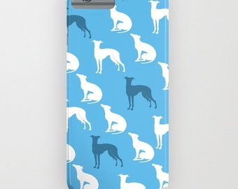 Greyhound Dogs on Phone Case - greyhounds, silhouette,, iPhone 14, iPhone 14 Plus, Gifts for Pet Lovers, iPhone 11