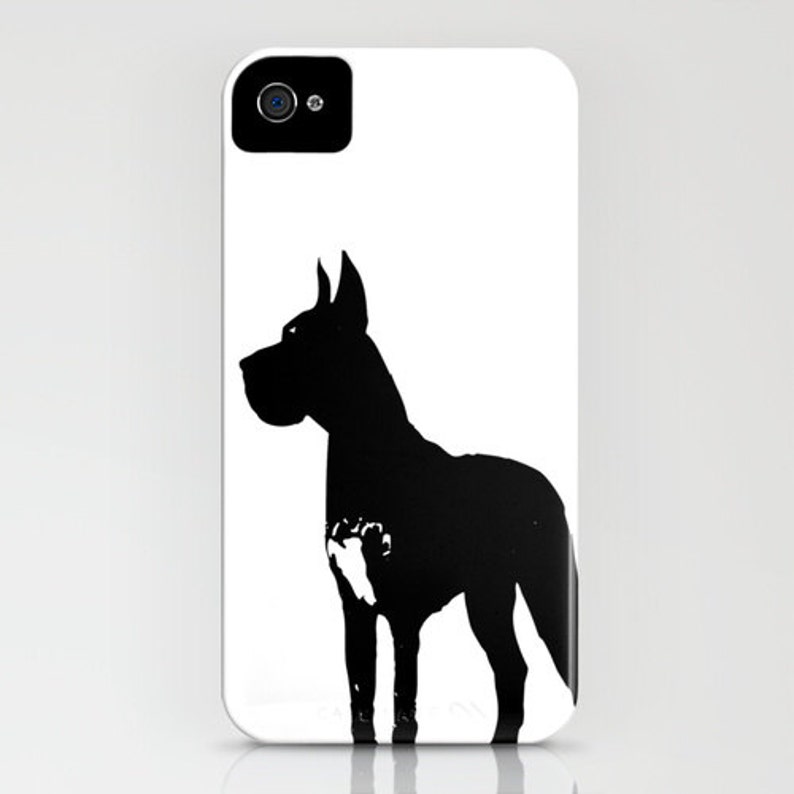 Great Dane Dog on Phone Case Pet Dog Great Dane iPhone X Etsy