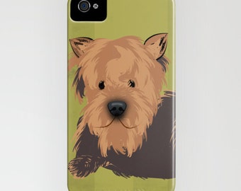 Yorkshire Terrier Dog on Phone Case - Samsung S21, iPhone 14, iPhone 14 Plus, Gifts for Pet Lovers, terrier Gifts , iPhone 11