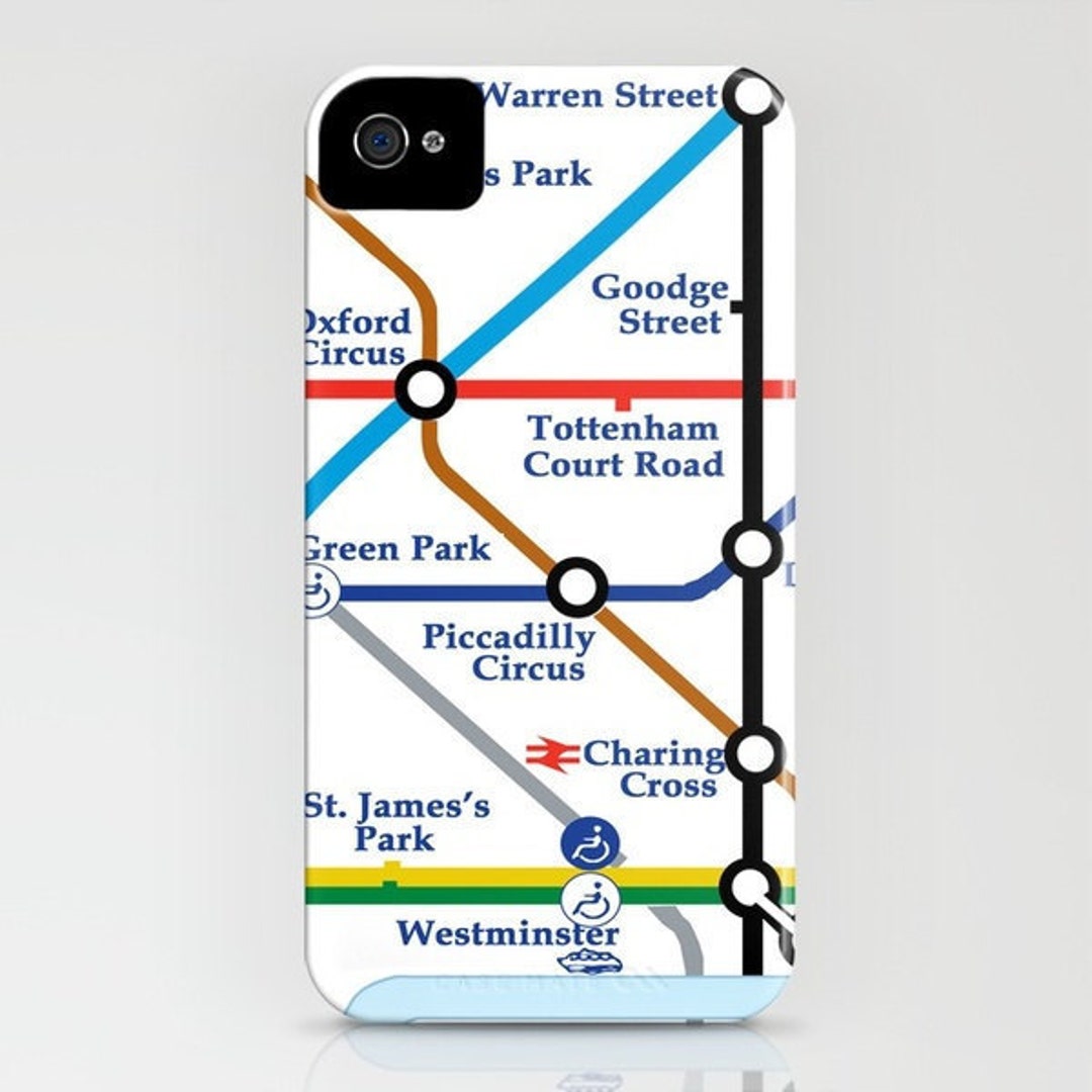 London Tube Map Phone Case London, Underground, Tube Map, England