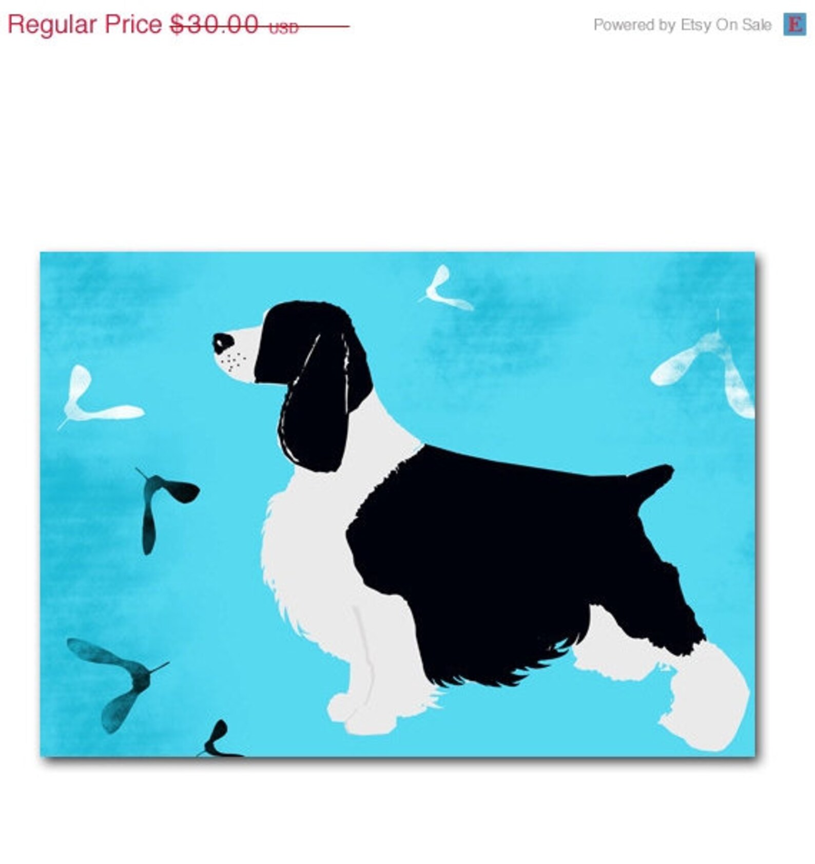 Springer Spaniel Dog Fine Art Print Dog Art Prints Dog - Etsy