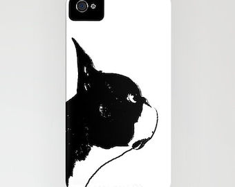 Boston Terrier Dog on Phone Case - boston terrier, boston terriercase iPhone 14, iPhone 14 Plus, Gifts for Pet Lovers, iPhone 11