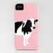 Cow on Pink Phone Case - pink, color, robust, iPhone X , iPhone 6S, Samsung S9, Cow gifts, Gifts for her, Gift Ideas, iPhone 11