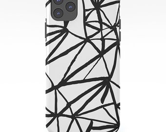 Abstract Pattern on Phone Case - CrissCross, iPhone 14, iPhone 14 Plus, Samsung S21,  iPhone 11