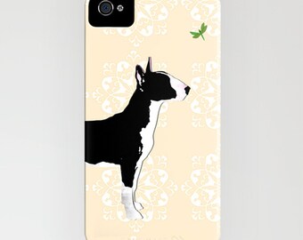 English Bull Terrier Dog on Phone Case -  Terrier Dog, iPhone X, Samsung S21, Gifts for Pet Lovers, iPhone 11, English Bull Terrier