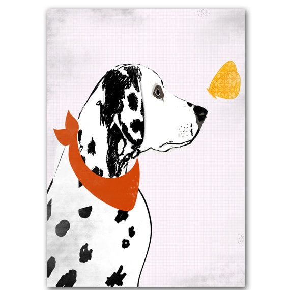 print, Hund Art Dalmatiner Österreich Kunst - Hund Etsy Dekor, Silhouette, schwarze Tier, Fine Kunstdrucke,, Hund Haustier,