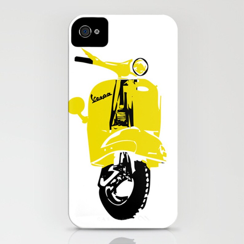 Vespa Scooter on Phone Case Samsung S21, iPhone 14, iPhone 14 Plus, Gifts for her, Vespa Gifts, Scooter Gift Ideas, iPhone 11 image 2