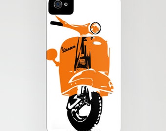 Vespa Scooter on Phone Case -  Samsung S21, iPhone 14, iPhone 14 Plus, Gifts for her, Vespa Gifts, Scooter Gift Ideas, iPhone 11