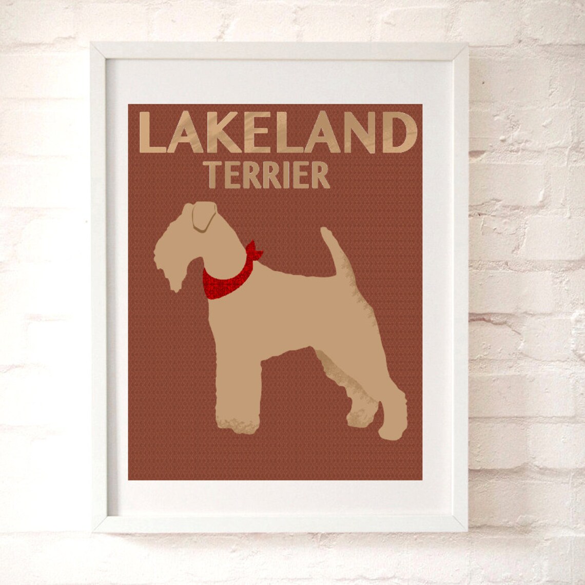 Lakeland Terrier Dog Art Wall Art Silhouette Dog Art - Etsy