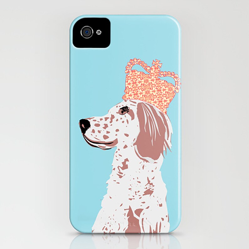 English Setter Dog Phone Case iPhone 14, iPhone 14 Plus, Gifts for Pet Lovers, Samsung S21, Setter Gifts , iPhone 11, iPhone X image 1