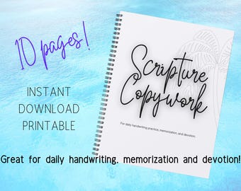 Scripture Copywork
