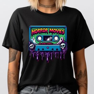 Halloween Ghost Shirt, Cute Halloween Shirt, Halloween Women&#39;s Shirt, Spooky Movie Shirt, Halloween Men,s Shirt, Horror Movies