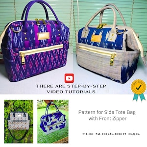 Crossbody Bag Schnittmuster mit Reißverschluss Einfach zu Befolgen Sie die Nähanleitung für Stilvolle DIY Handtaschen Exklusiv Digitaler Download Schritt für Schritt