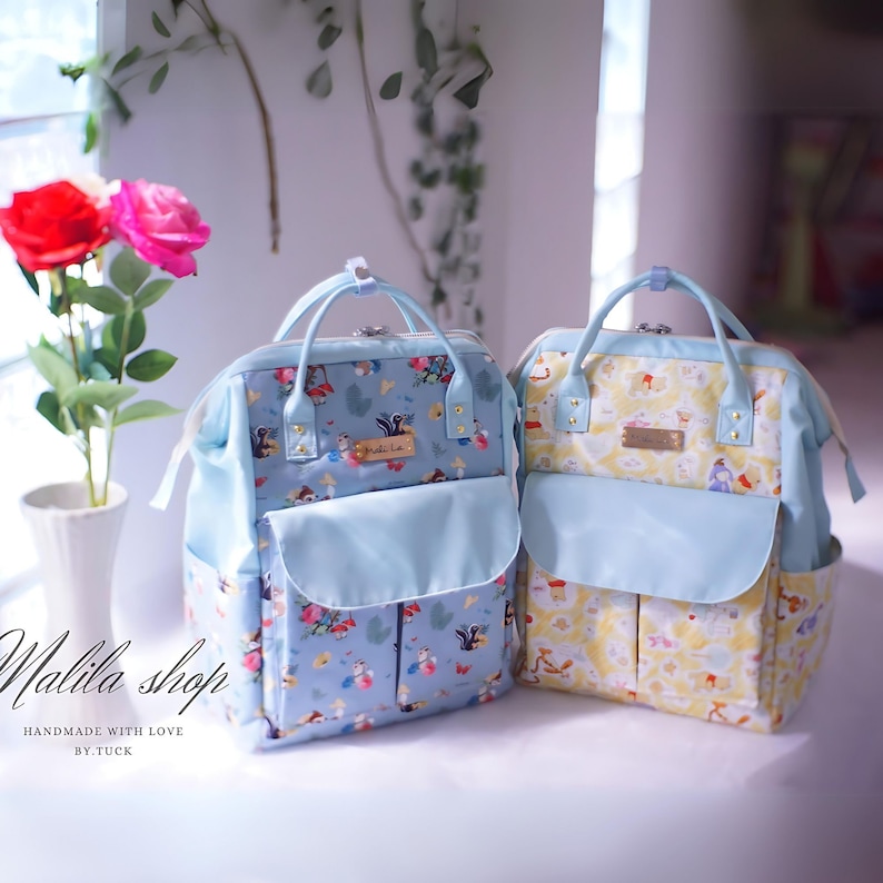 Floral Backpack Sewing Pattern PDF | DIY Backpack Tutorial | Cute Bag ...