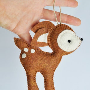 Personalized Deer Christmas Ornament Baby Shower Party Favor image 5