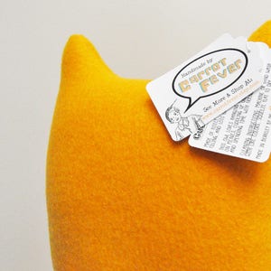 Mustard Yellow Plush Owl READY TO SHIP image 5