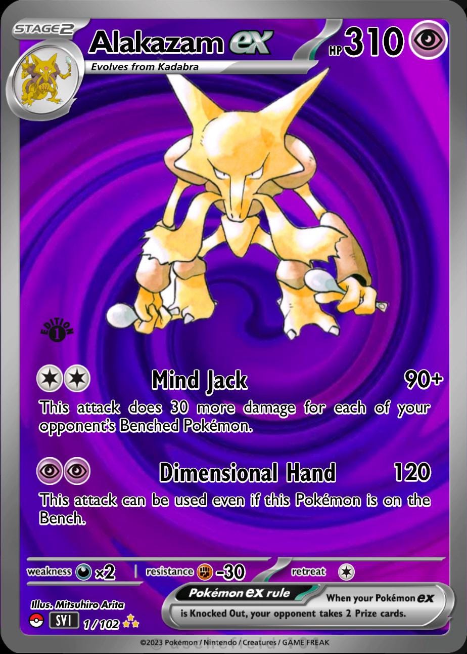 Base Set Alakazam - Etsy Base Set Alakazam - Etsy