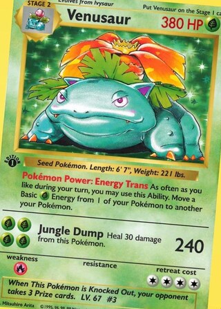 Venusaur Ex 003/165 – Carta Pokémon 151 – Double Rare – Lotto Di 3 Carte: Charmander, Charmeleon E Venusaur