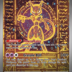 Ancient Mewtwo Ex proxy card